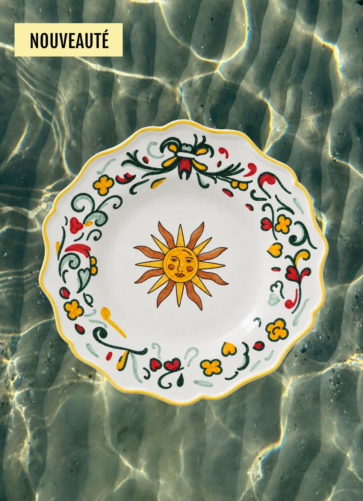 SET OF 4 PLATES