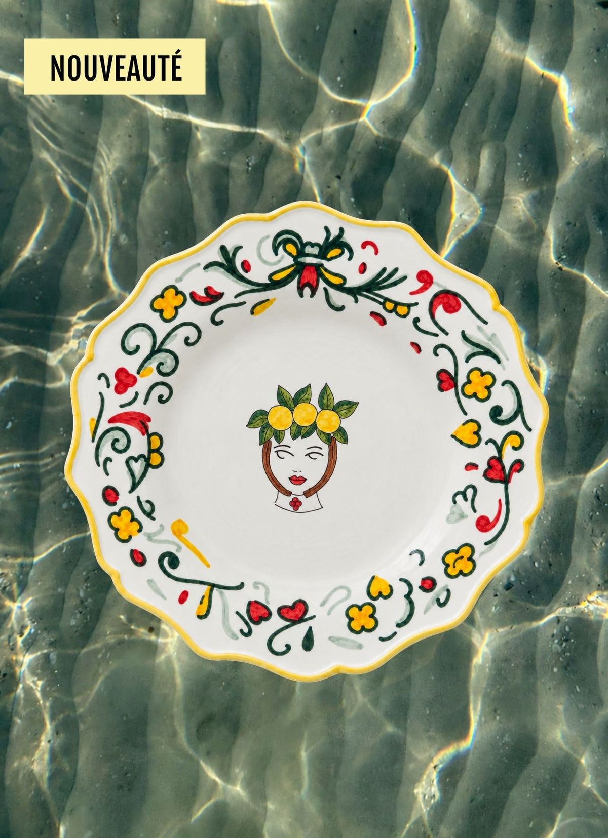 GRANDE ASSIETTE TESTA DI MAURO