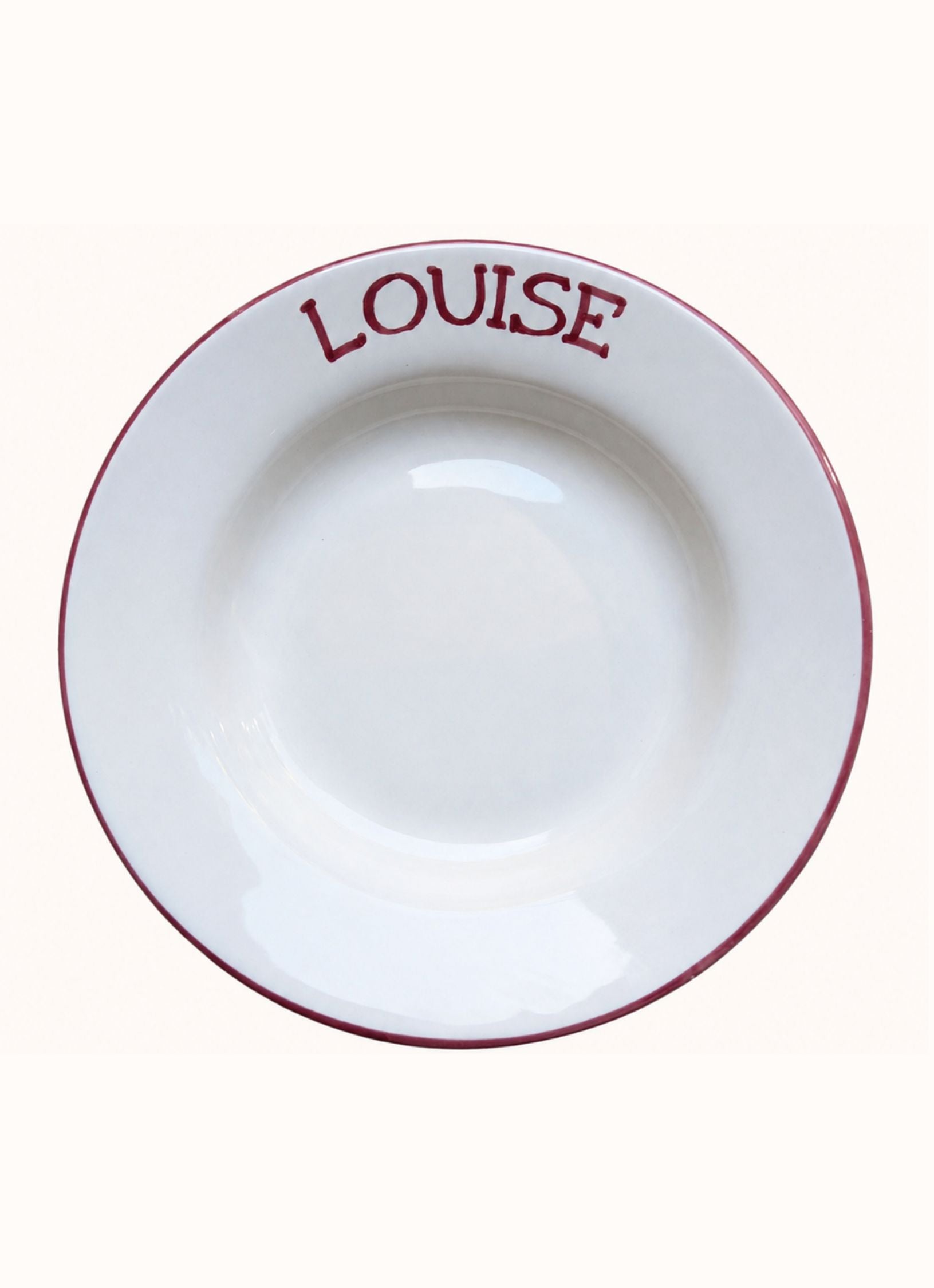 ASSIETTE CREUSE À PERSONNALISER