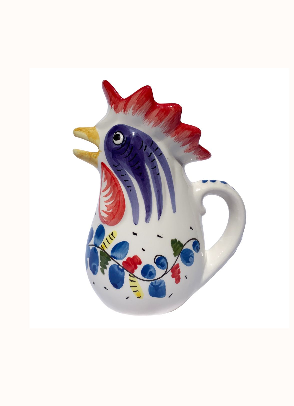 PETITE CARAFE COQ BLEU