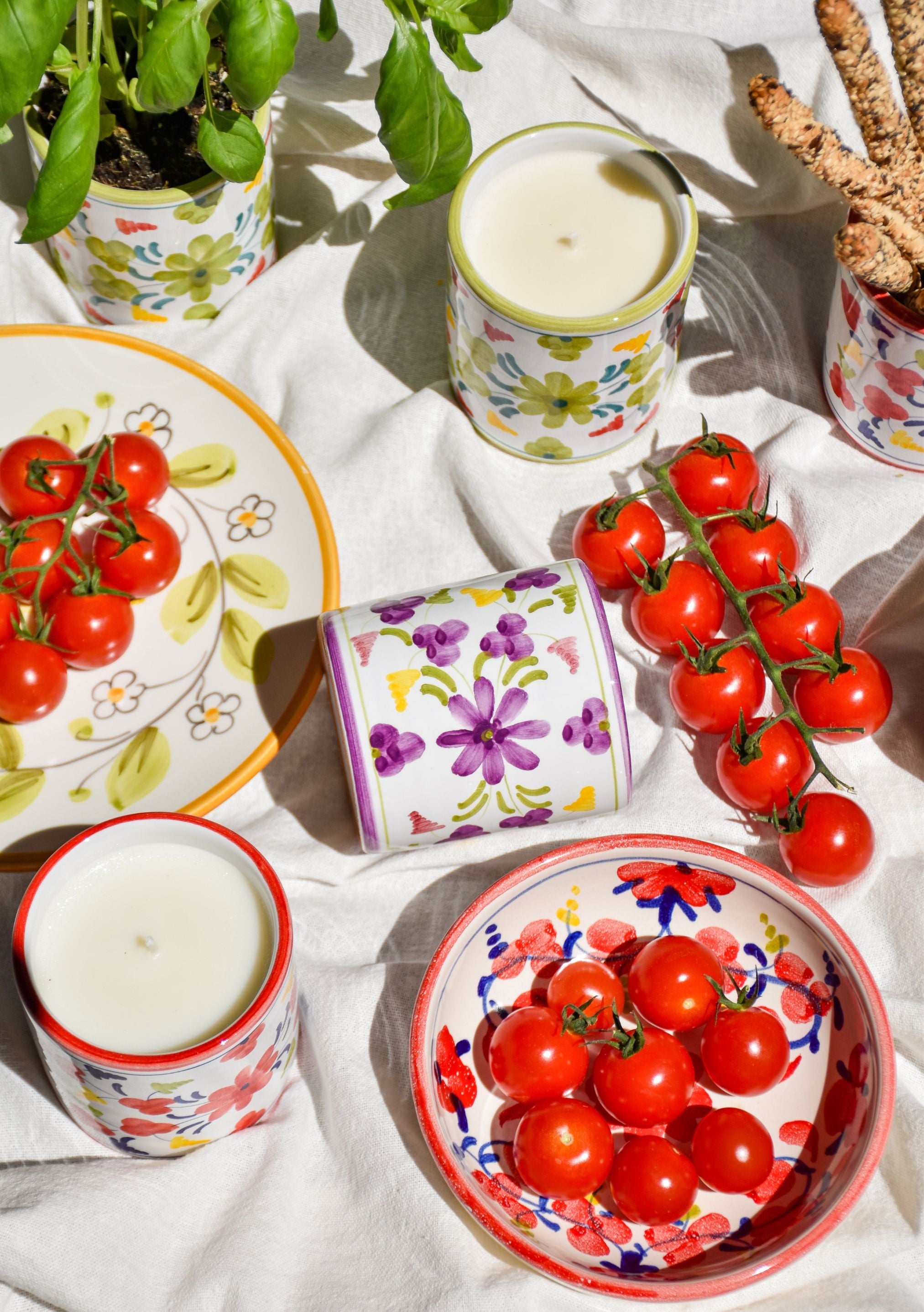 BOUGIE TOMATE BASILIC