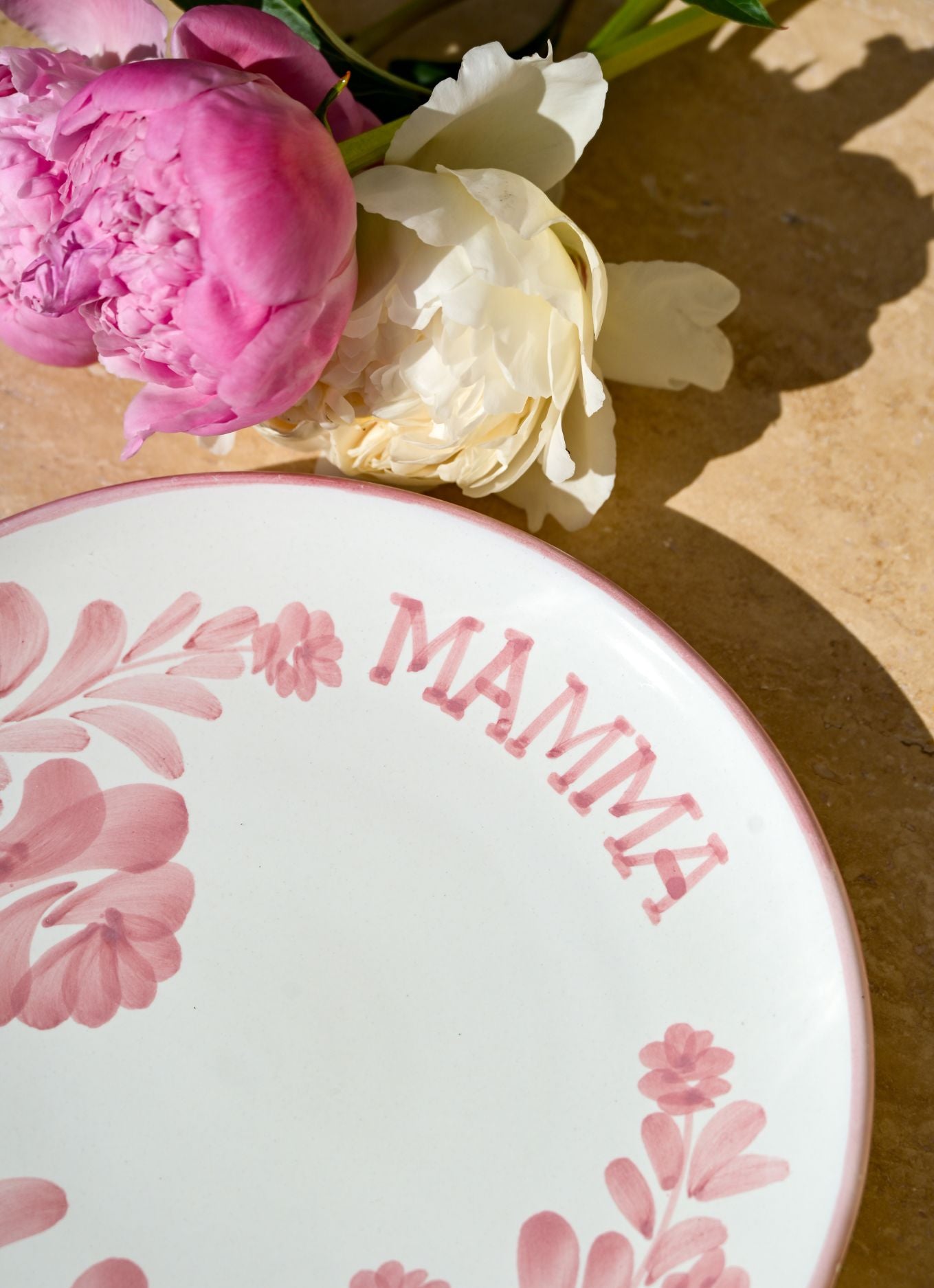 ENSEMBLE ASSIETTE MAMMA + TASSE VERTE