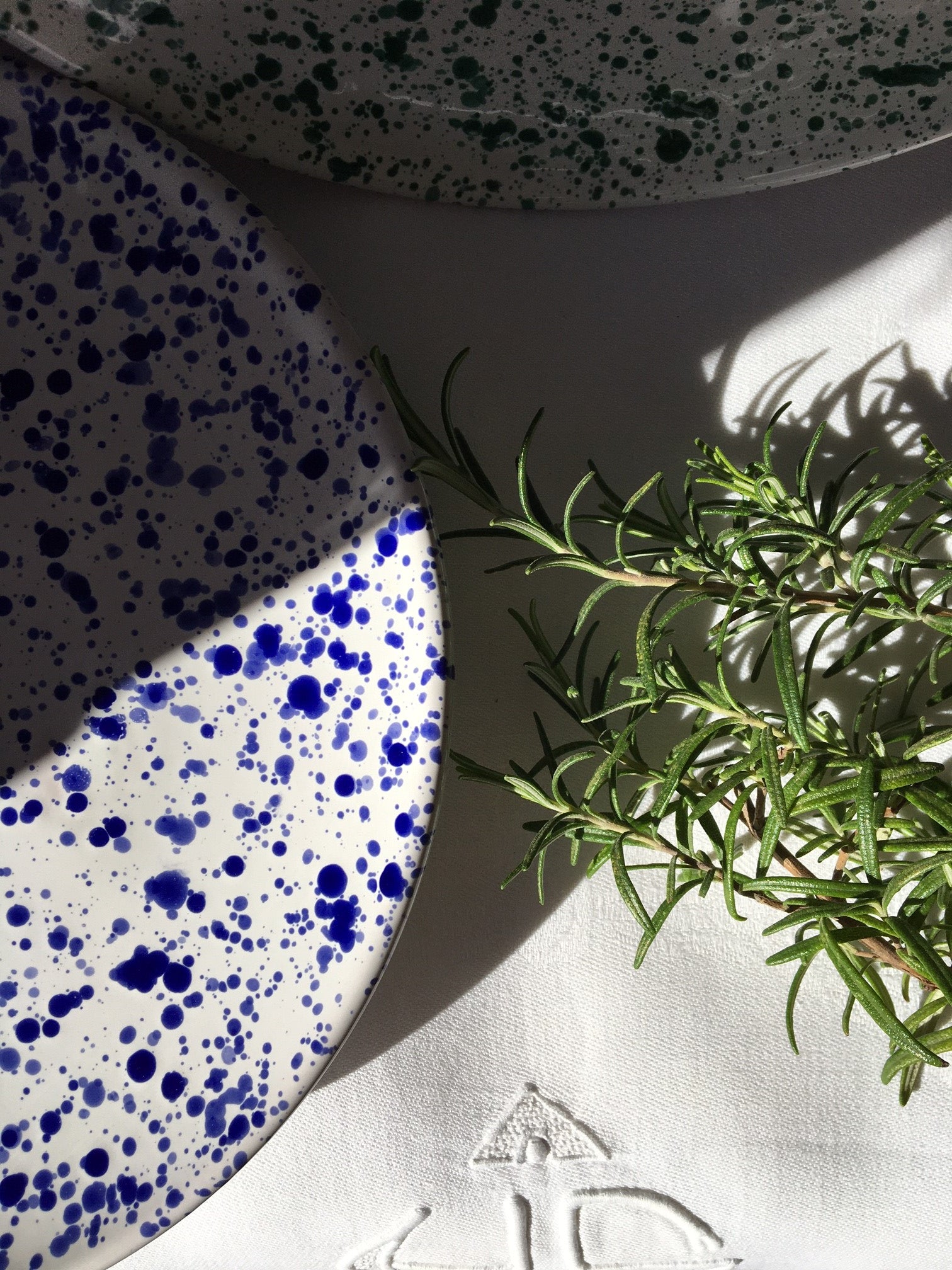 assiette ceramique italienne taches
