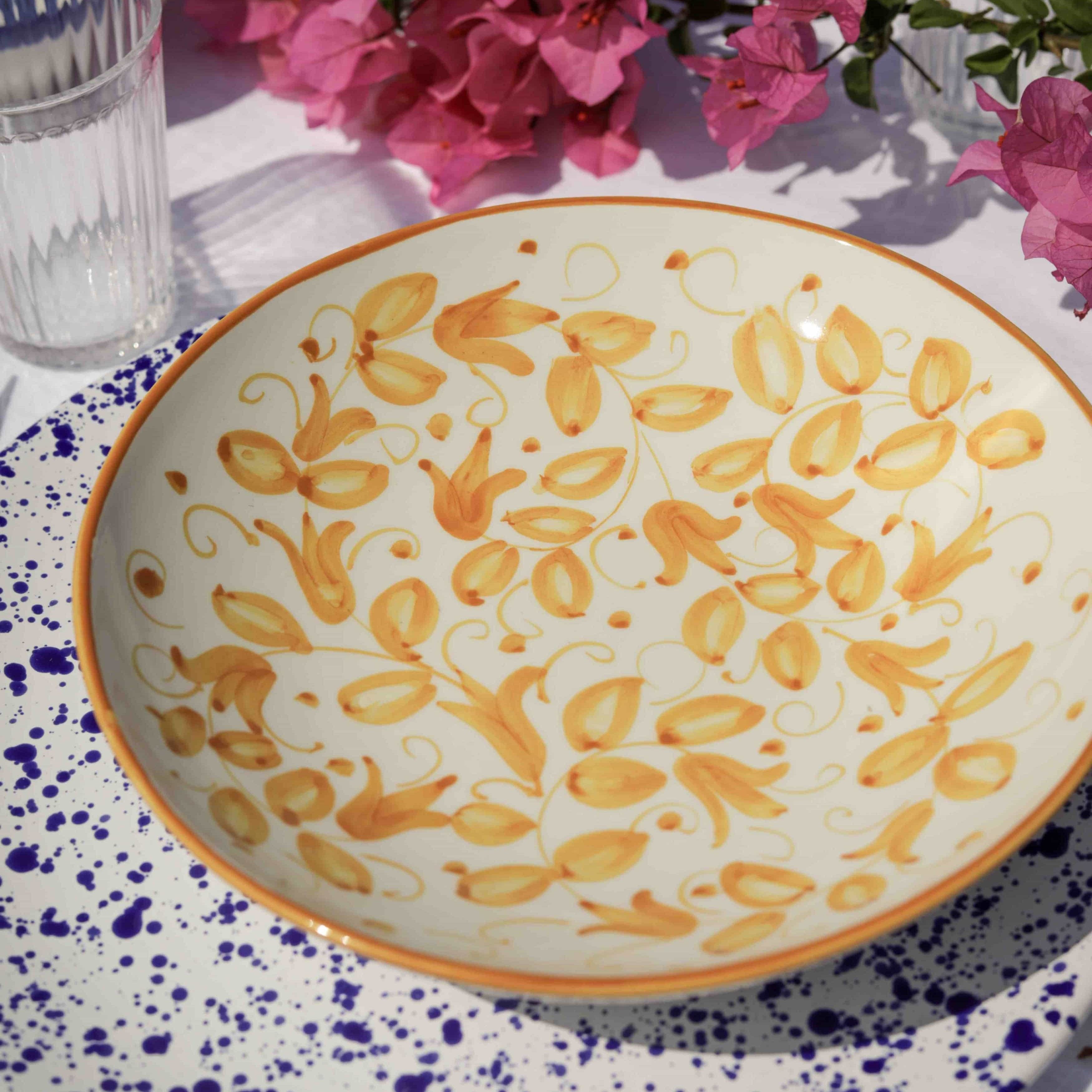 Vaisselle colorée italienne en céramique