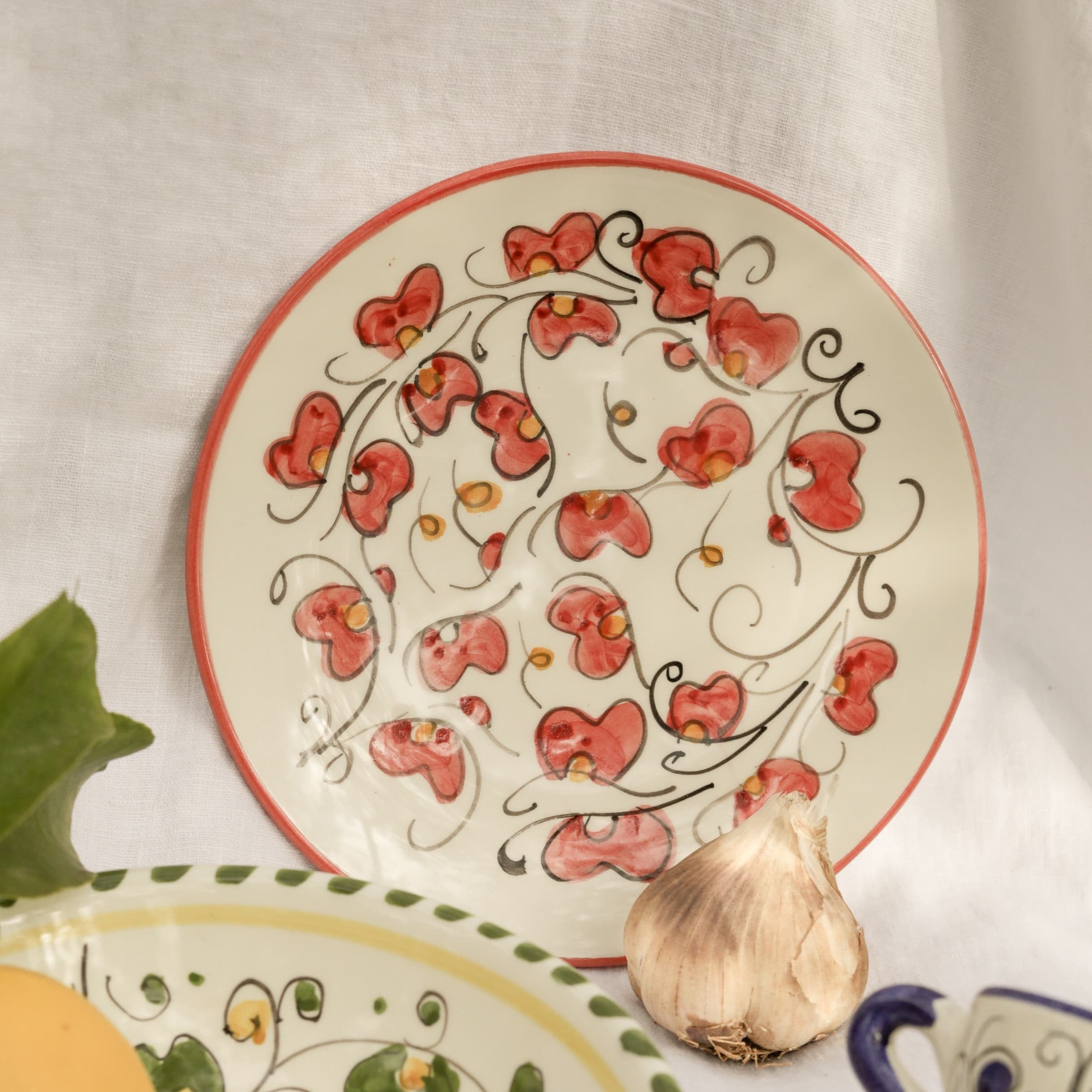 Vaisselle italienne colorée en céramique
