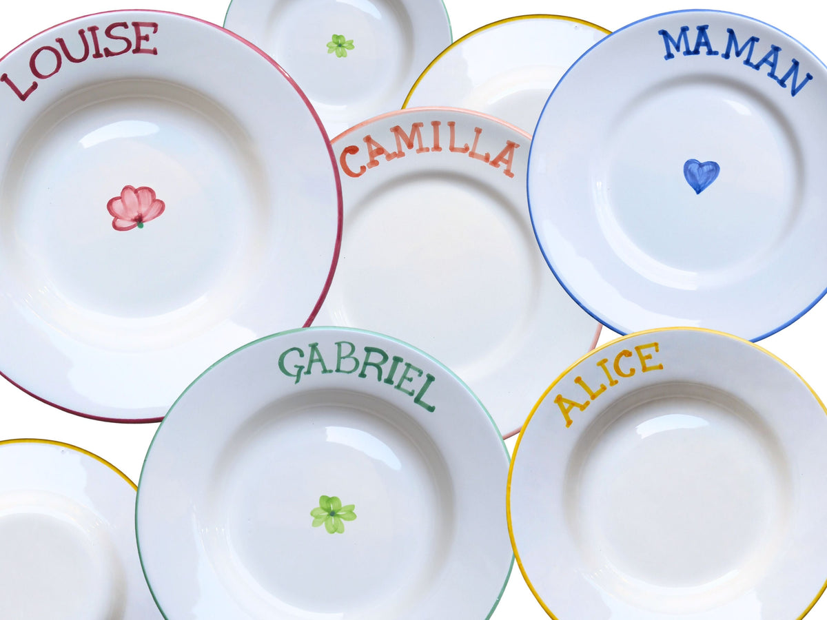 NOS ASSIETTES À PERSONNALISER