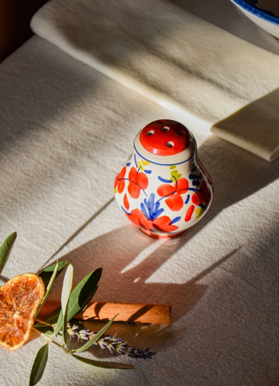 Italian colorful salt shakers & oil dispensers