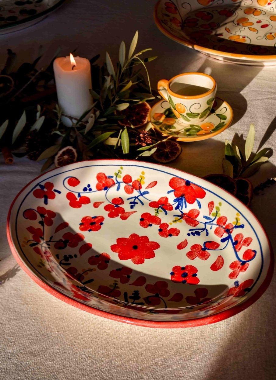 Ovale Schalen von Sorrento