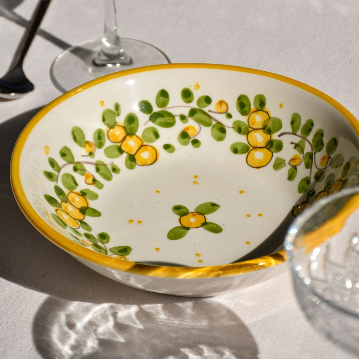 assiette creuse limone