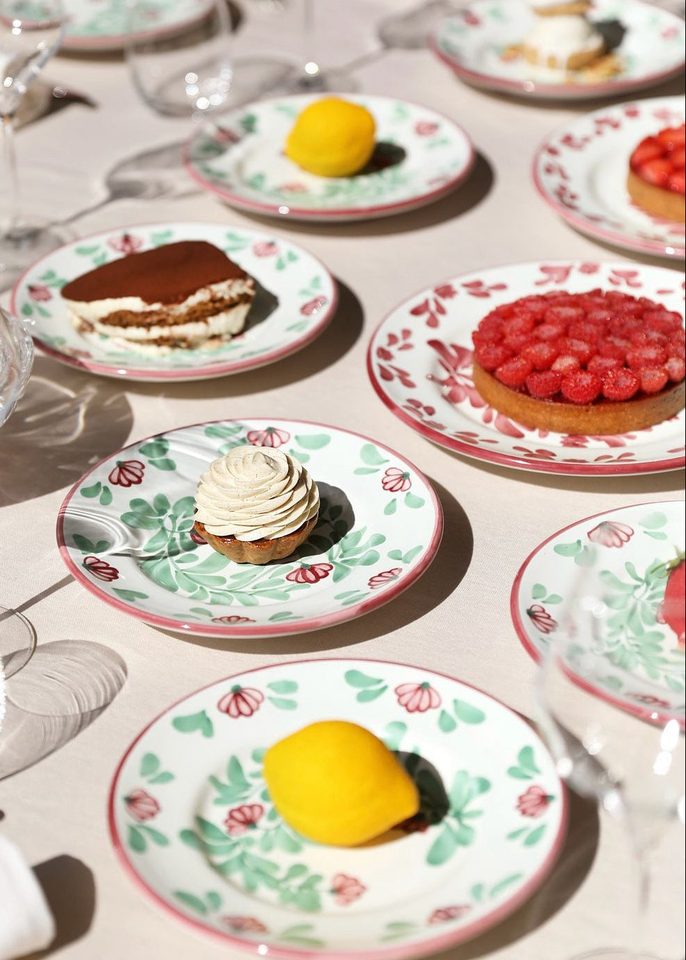 Cedric Grolet Airelles St Tropez assiettes Molleni collection Donna