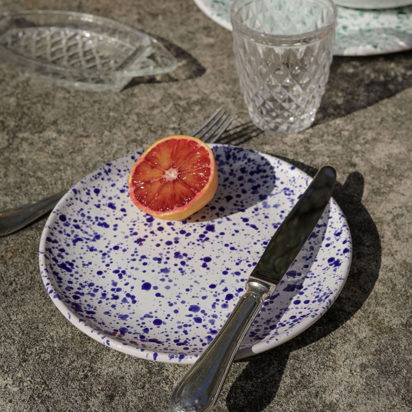 Italian ceramic plates by Molleni