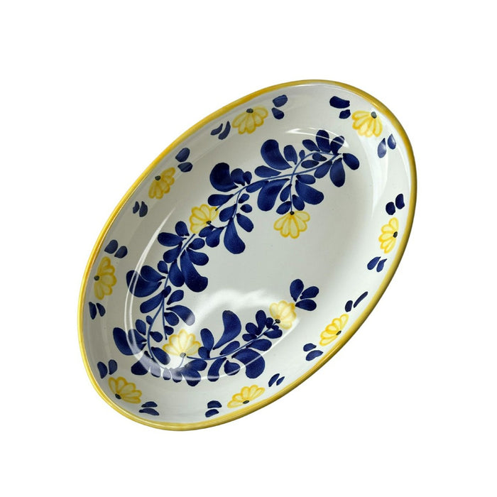 Plat De Service Ovale 30x21 Cm En Porcelaine - Christmas Berries - Boîte Cadeau