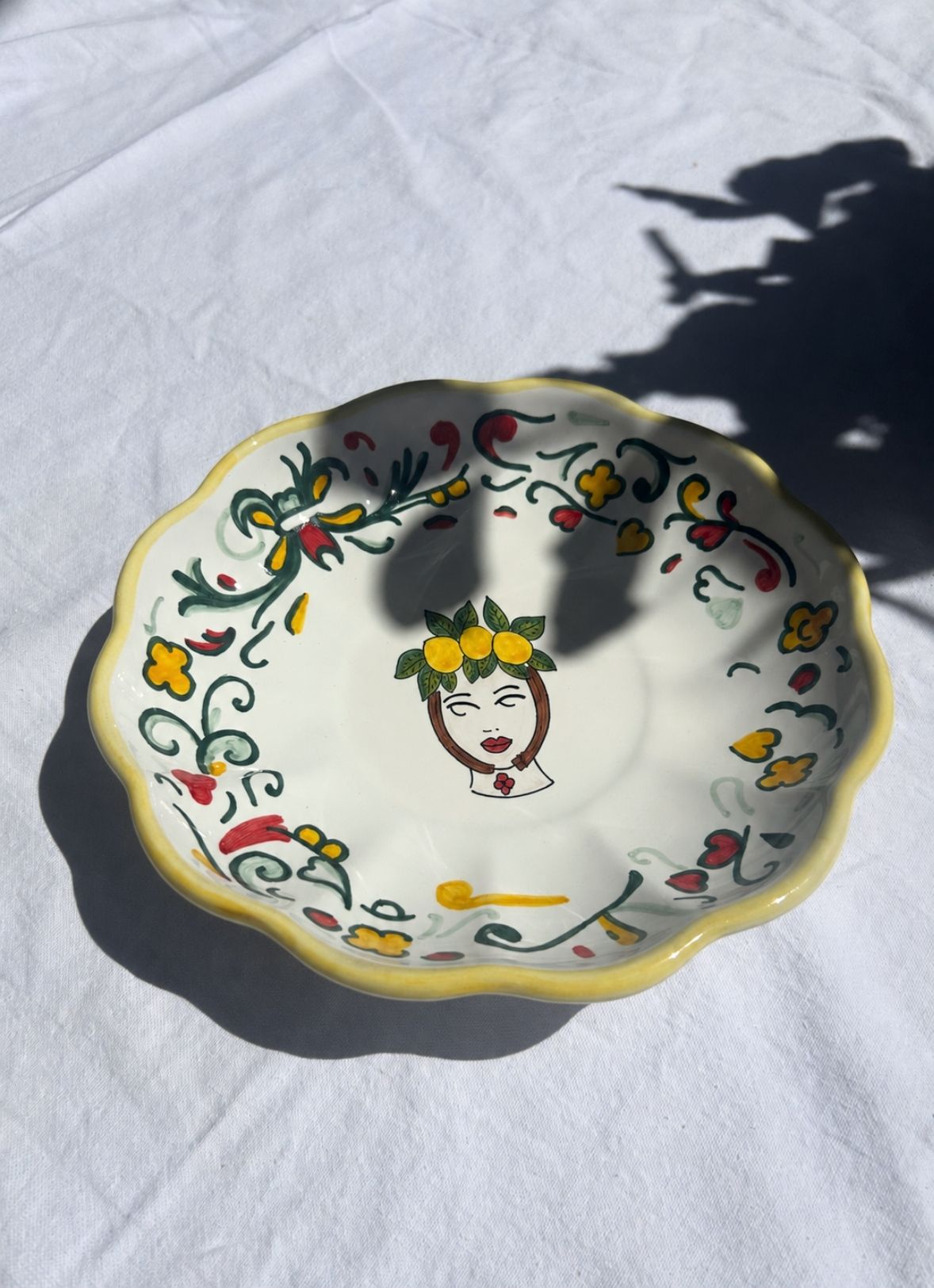 ASSIETTE TESTA DI MAURO