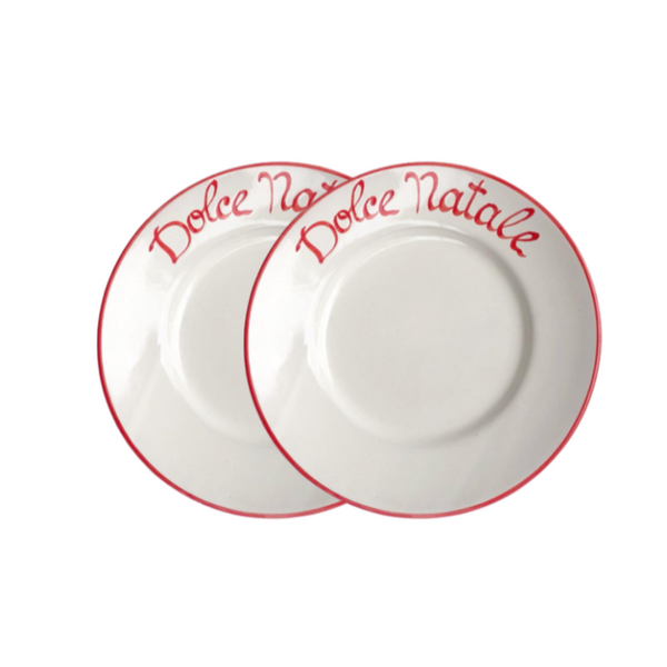 Set of 2 small Dolce Natale plates 