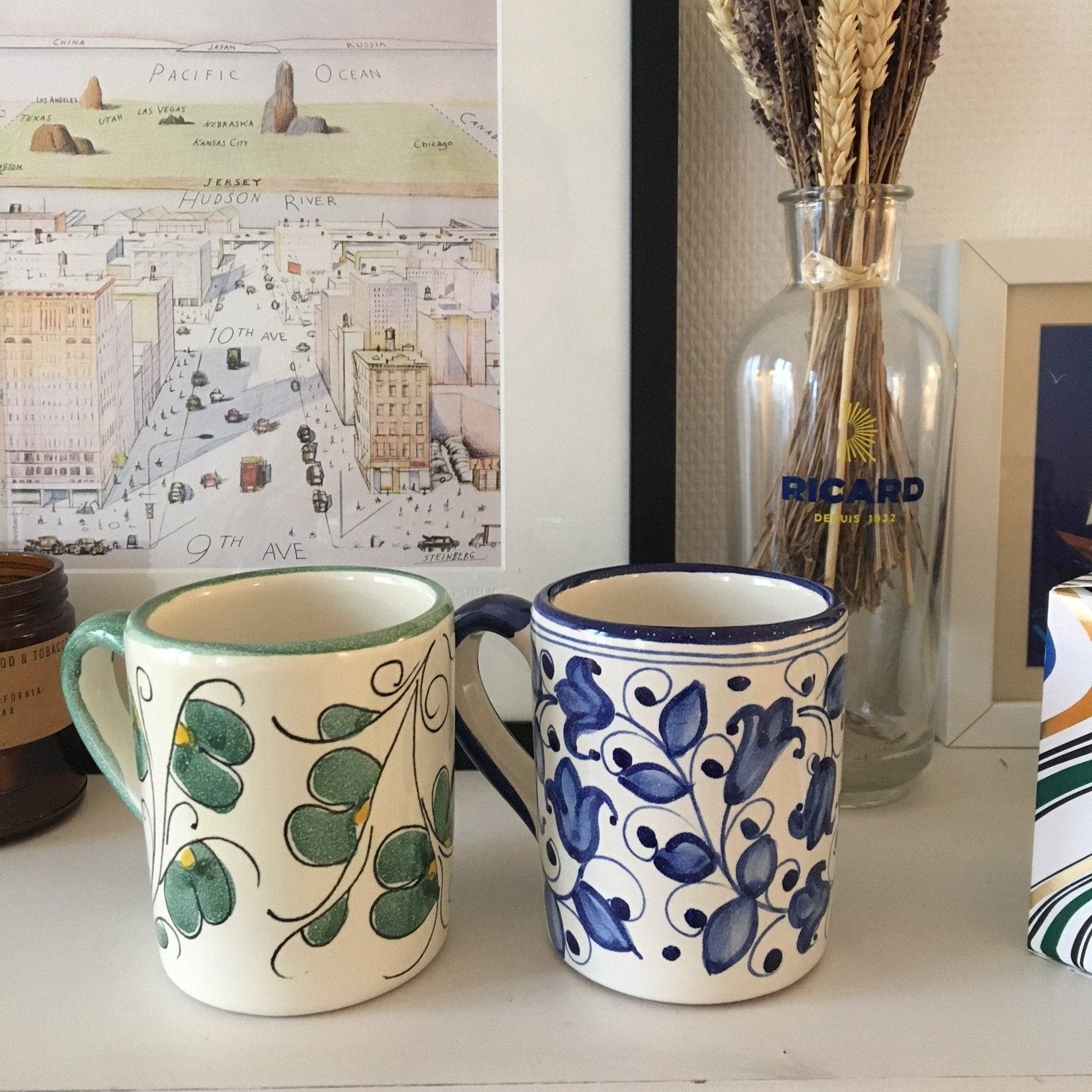 Mugs en céramique italienne - Molleni