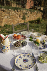 Assiettes colorées en céramique d'Italie