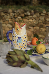 pichet italien poisson ceramique