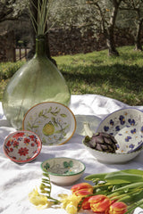 Vaisselle colorée italienne en céramique