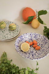 Schizzi round plates - blue 