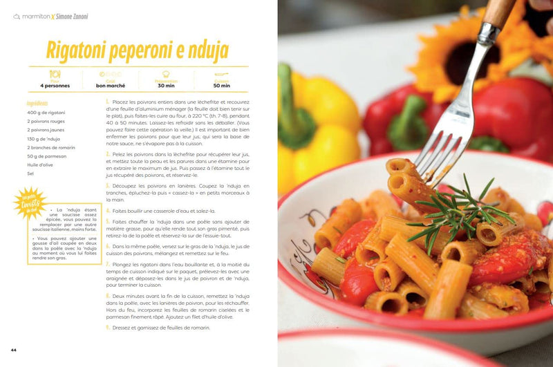 La recette des Spaghetti Carbonara de Simone Zanoni !